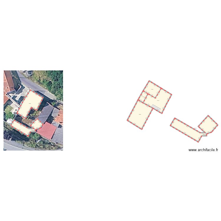 Moradia 5 rua do ouro Maceira plan 1. Plan de 7 pièces et 155 m2