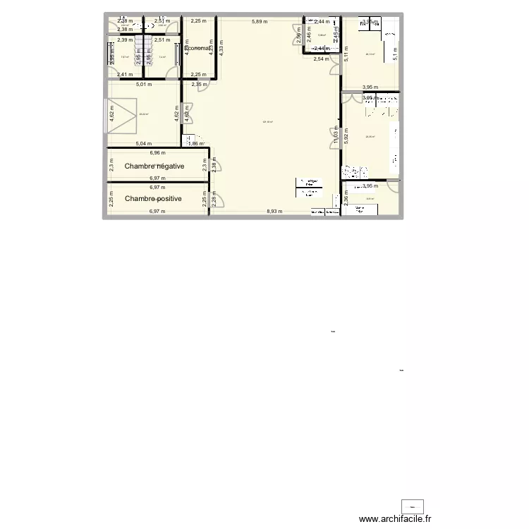 Labo patisserie PFE. Plan de 13 pièces et 265 m² Labo patisserie PFE. Plan de 13 pièces et 265 m²