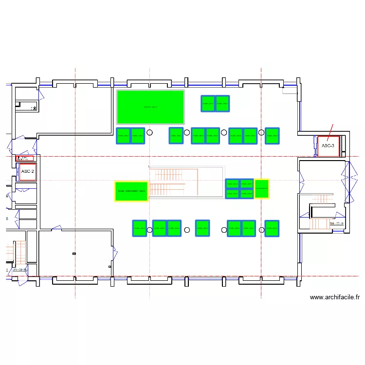CIVA Ermitage RDC - Libre en f&eacute;vrier. Plan de 24 pièces et 187 m²