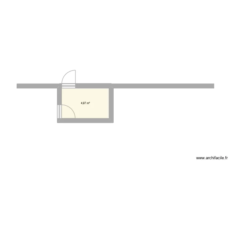 Extension minihic. Plan de 1 et 5 m² Extension minihic. Plan de 1 et 5 m²
