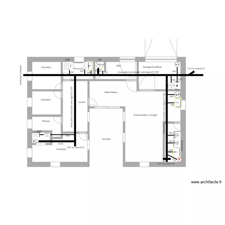 évacuation. Plan de évacuation. Plan de