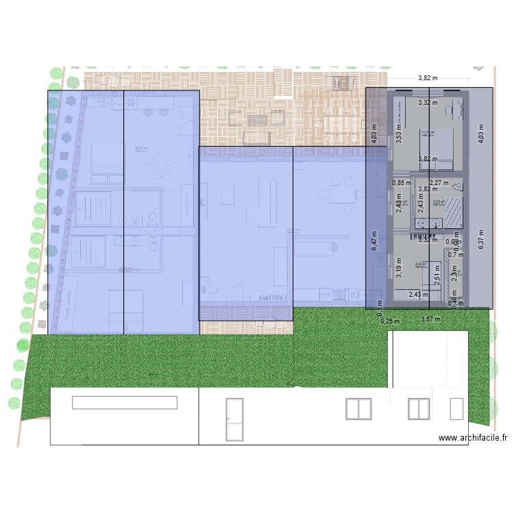 maison minihic avec 1 etage+ toiture. Plan de 11 pièces et 179 m2