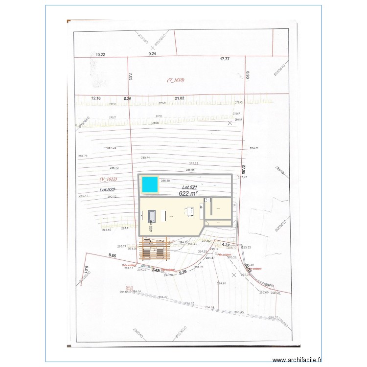 BAKJAJI. Plan de 3 pièces et 121 m2