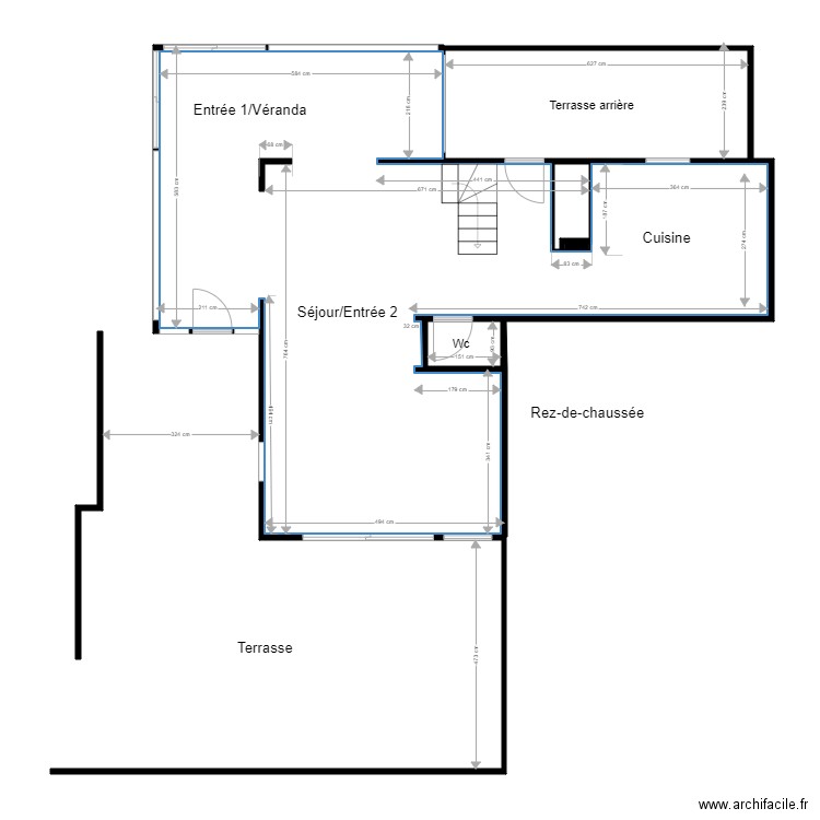RDC KOROLEVA. Plan de 5 pièces et 88 m2