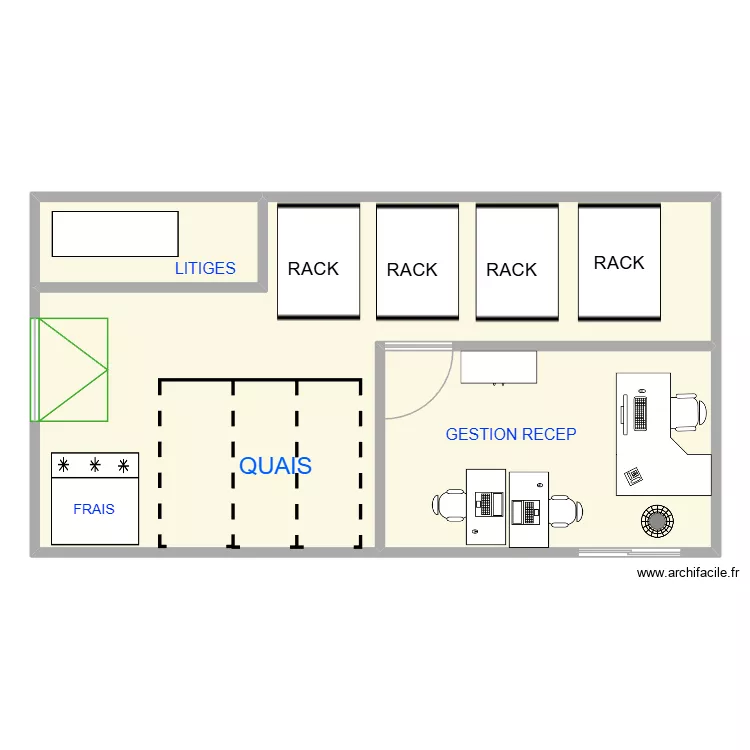 Plan ERSA ART APPLIQUEE. Plan de 3 pièces et 193 m² Plan ERSA ART APPLIQUEE. Plan de 3 pièces et 193 m²