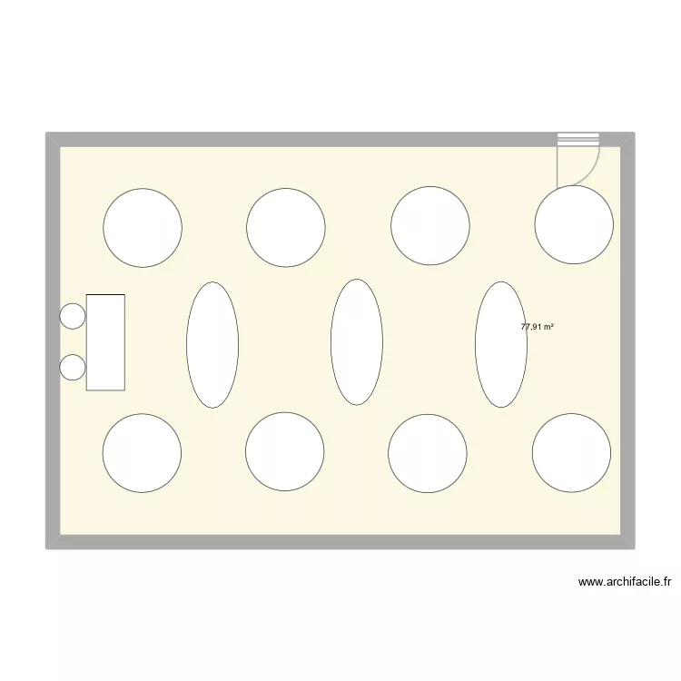Plan de table?. Plan de 1 Pièce et 78 m² Plan de table?. Plan de 1 Pièce et 78 m²