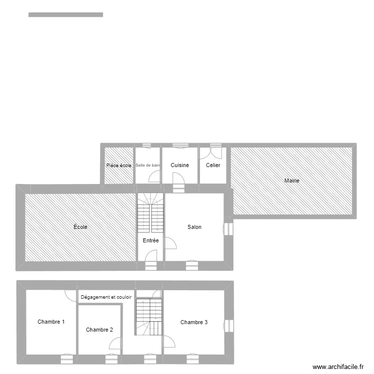logement &eacute;cole orion. Plan de 