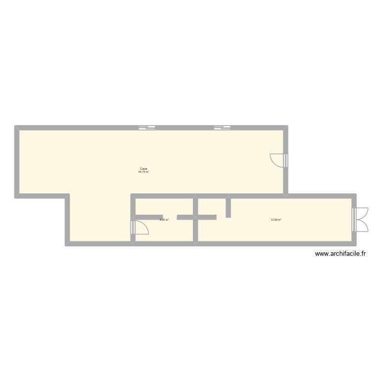 rdc moliere. Plan de 0 pièce et 0 m2