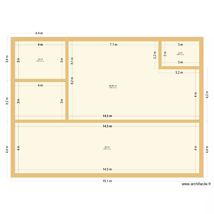 Imerikasinina_revu. Plan de 4 et 145 m² Imerikasinina_revu. Plan de 4 et 145 m²
