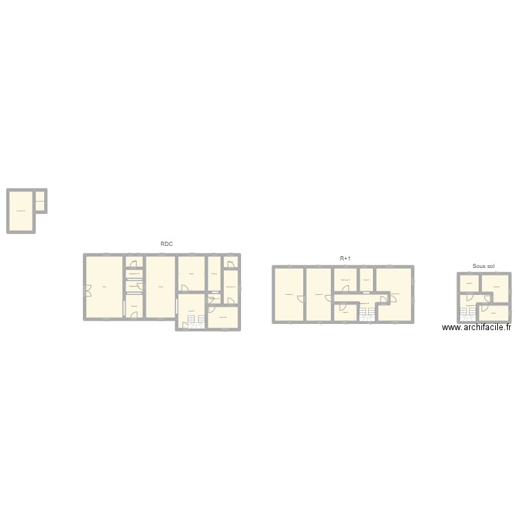 350601930a. Plan de 26 pièces et 305 m2