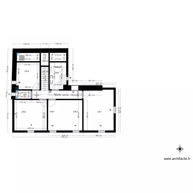BERGERIE PLAN ETAGE. Plan de 