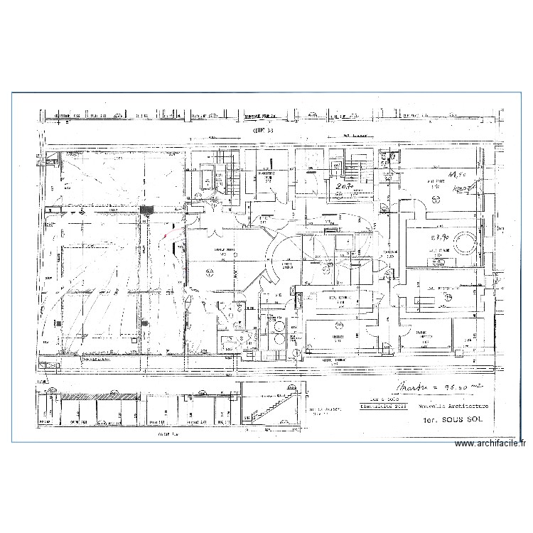 Foch sous sol. Plan de 0 pièce et 0 m2