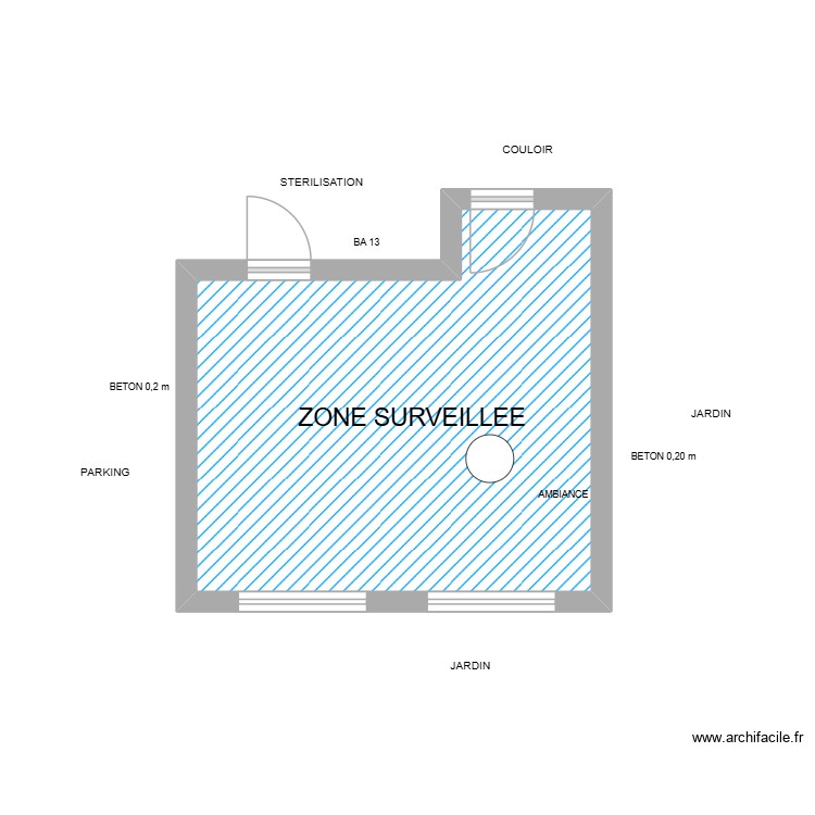 S1 DR LAFORGE. Plan de 0 pièce et 0 m2 S1 DR LAFORGE. Plan de 0 pièce et 0 m2