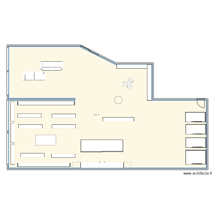 MAGASIN. Plan de 0 pièce et 0 m2