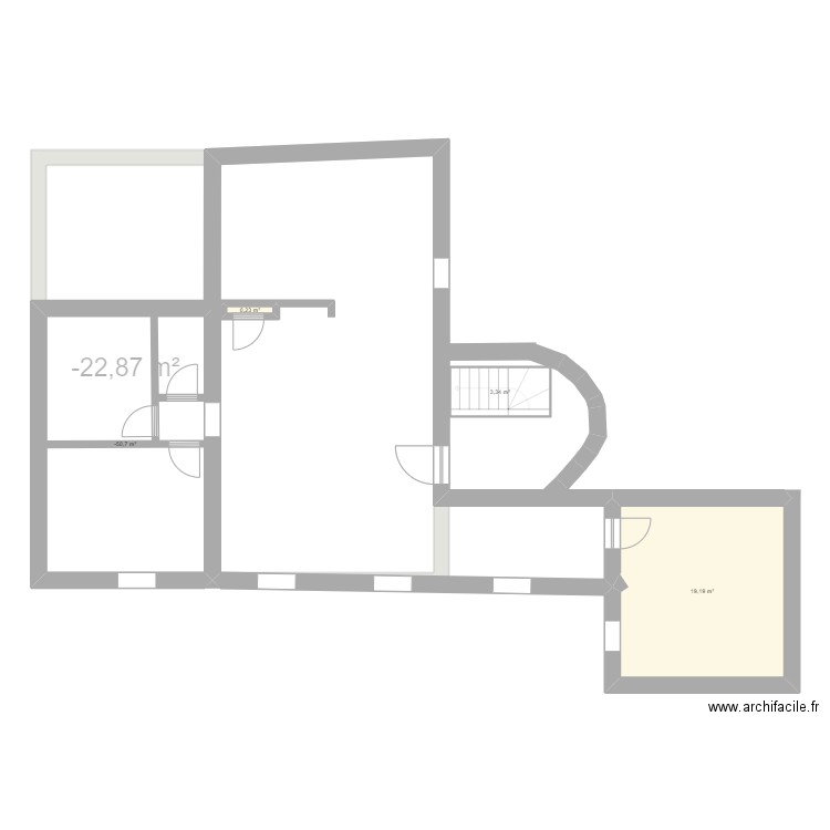 place de la tour. Plan de 0 pièce et 0 m2