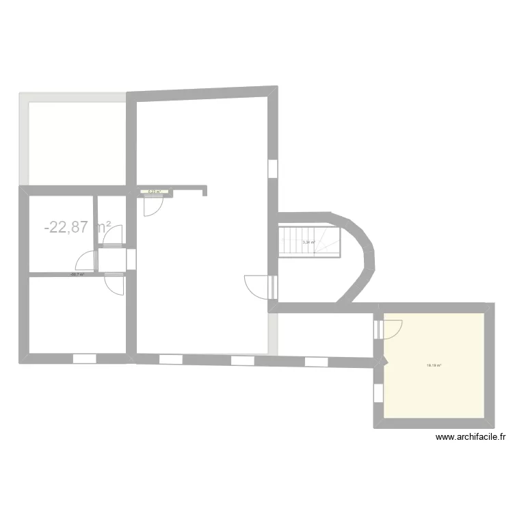 place de la tour. Plan de 