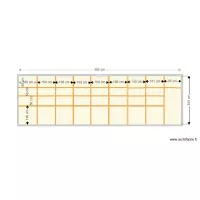 CONTENAIR MIMI-ETAGERE 60CM-VUE FACE