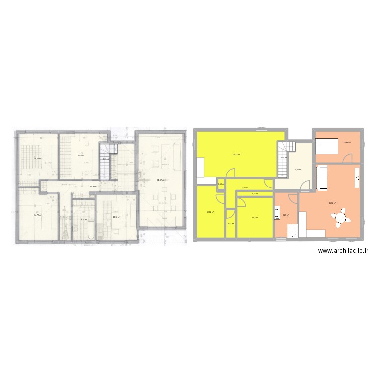 selestat. Plan de 20 pièces et 244 m2