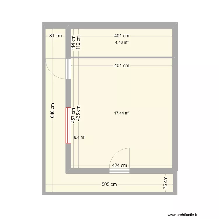 vue en plan. Plan de 