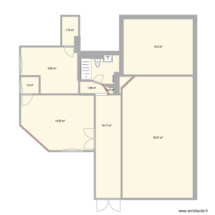 plan actuel 13 fev 2026 V3. Plan de 0 pièce et 0 m2 plan actuel 13 fev 2026 V3. Plan de 0 pièce et 0 m2
