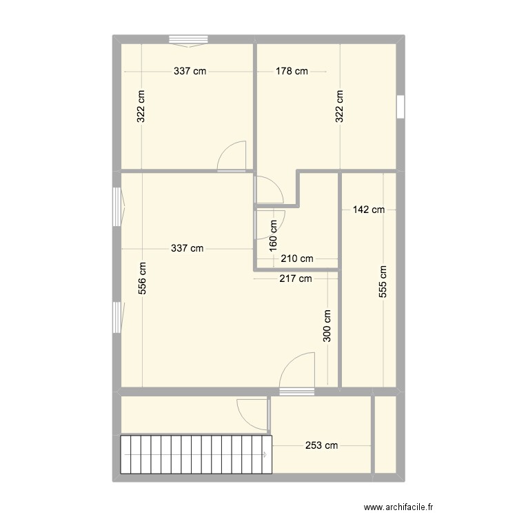 lot 4 grenier dammarie. Plan de 7 pièces et 74 m2