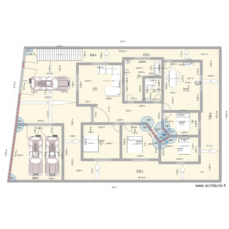 dhhar ayed 2. Plan de 10 pièces et 499 m2