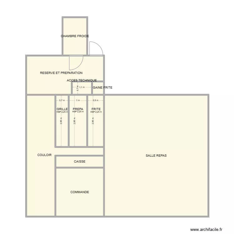 LAFABRIK. Plan de 11  et 83 m²