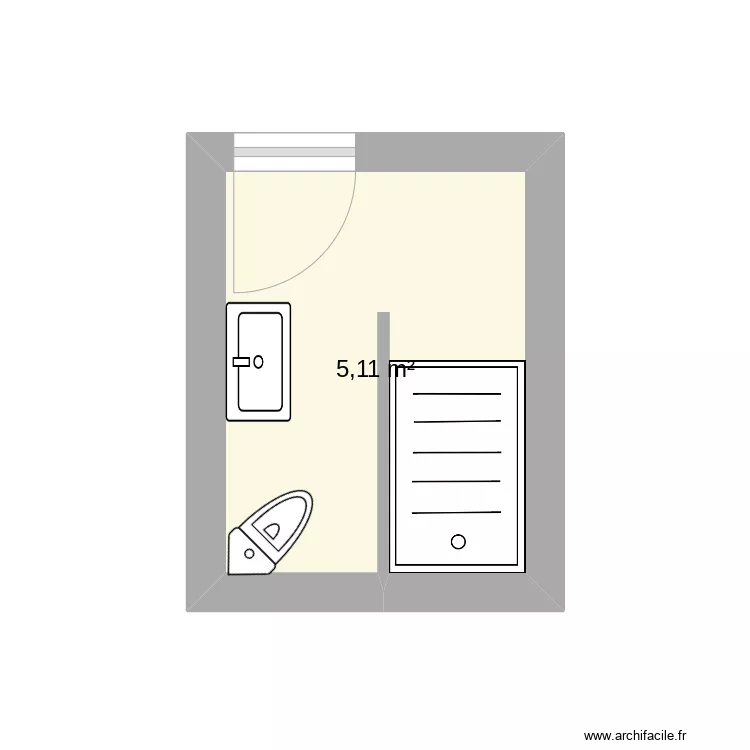 sdb. Plan de 0 pièce et 0 m2