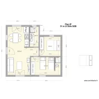 Plan B\' 51 m 2/ Dble SDB