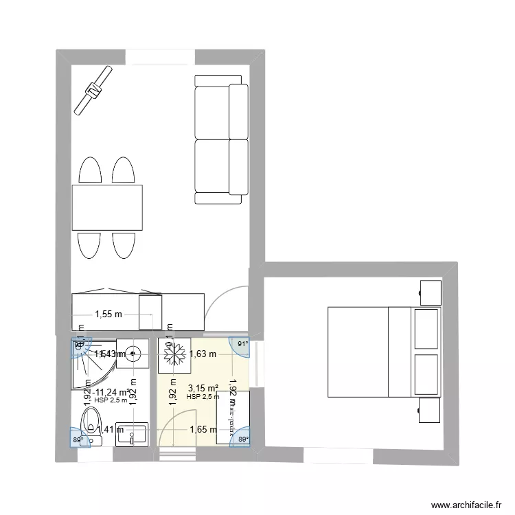 A am&eacute;nager. Plan de 