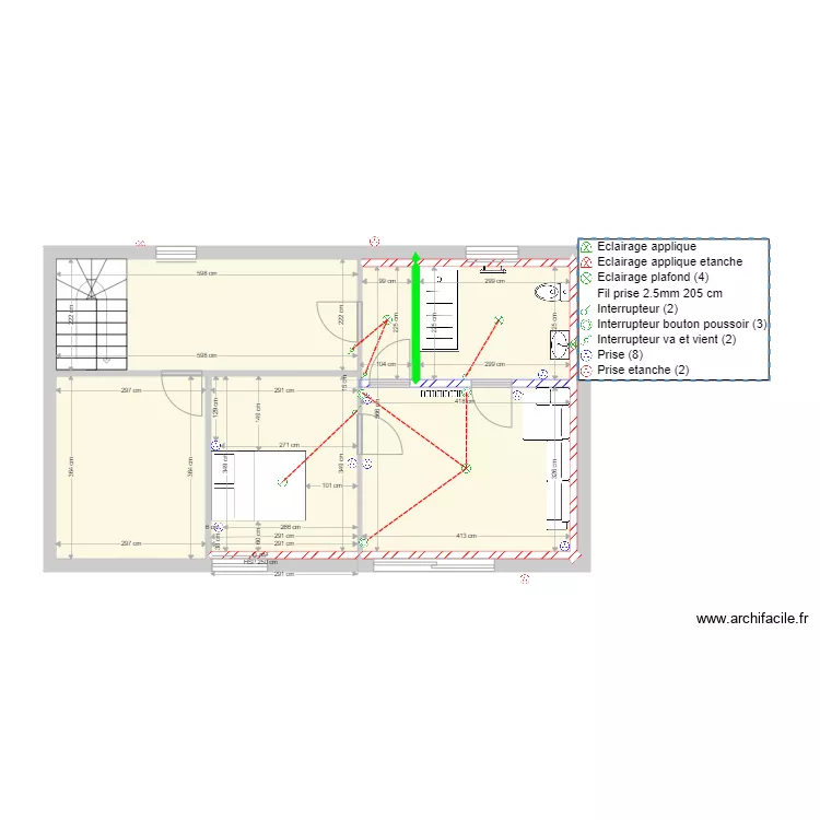 GLADHOFER - sous-sol. Plan de 