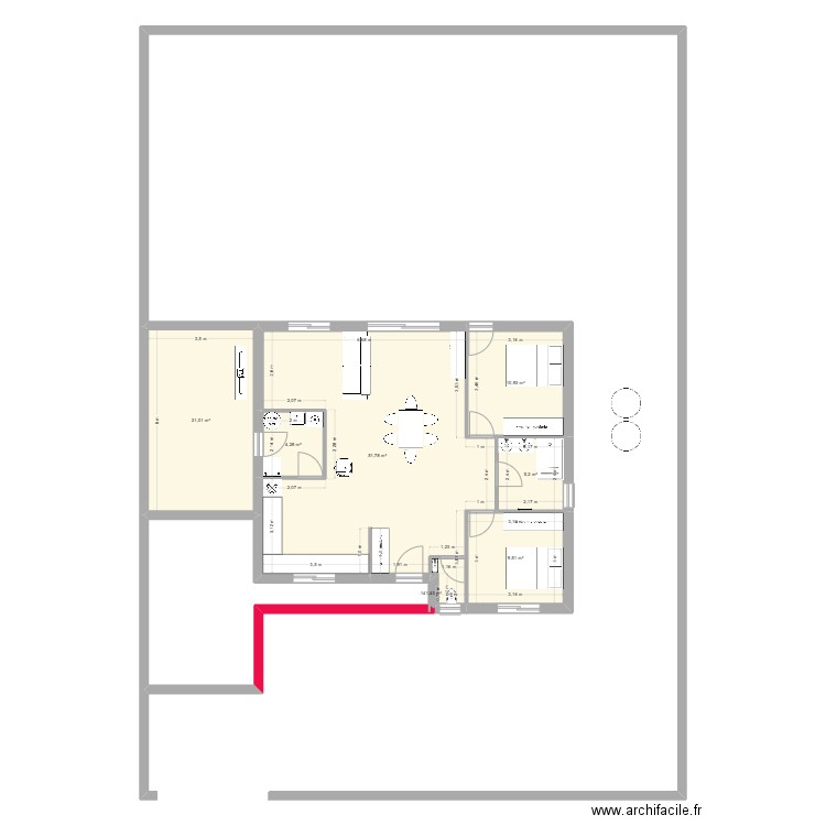 plans1. Plan de 7 pièces et 103 m2
