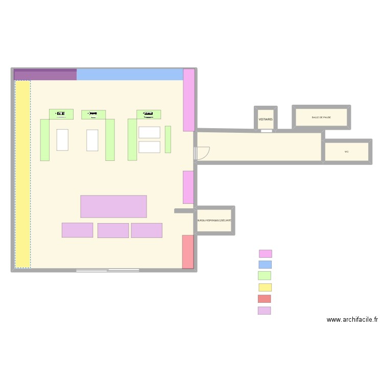Plan magasin Marionnaud drancy. Plan de 6 pièces et 261 m2