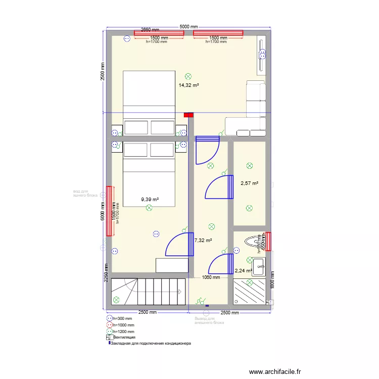 2х эт О. Plan de 