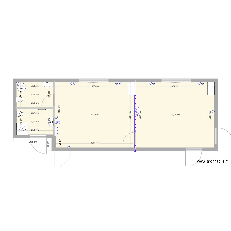 LOCAL AZEO FLUIDES - R+1. Plan de 0 pièce et 0 m2