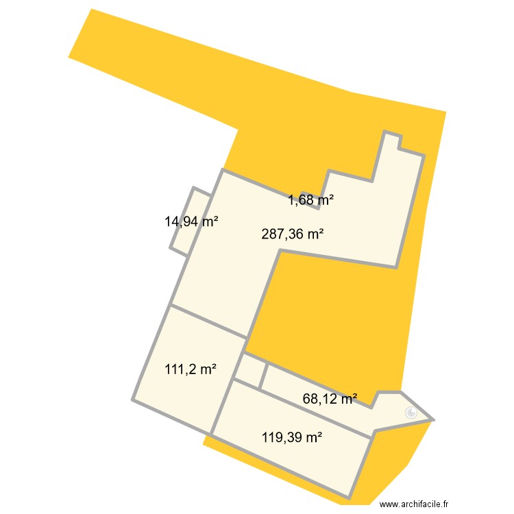 Vellexon. Plan de 0 pièce et 0 m2