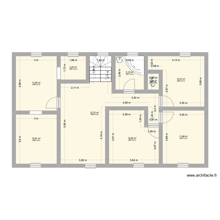 étage mc. Plan de 0 pièce et 0 m2