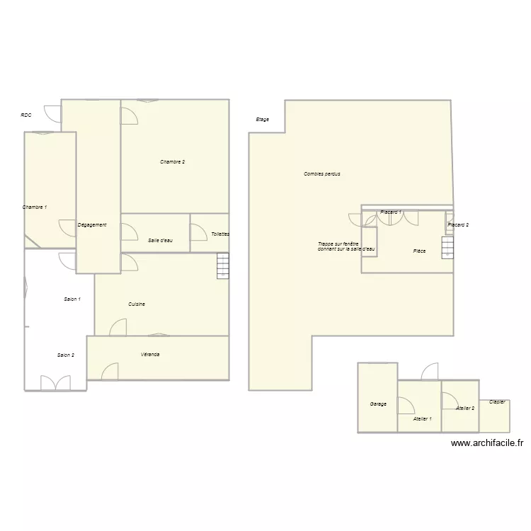 Croquis SEAUX2. Plan de 