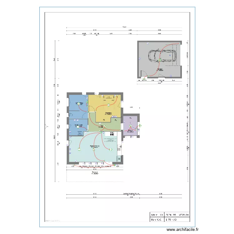 LARRIAU ARBOR. Plan de 