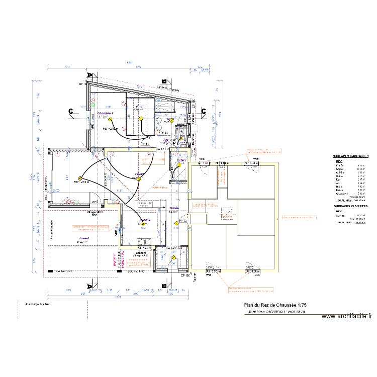 CABAROU plan elec. Plan de 0 pièce et 0 m2