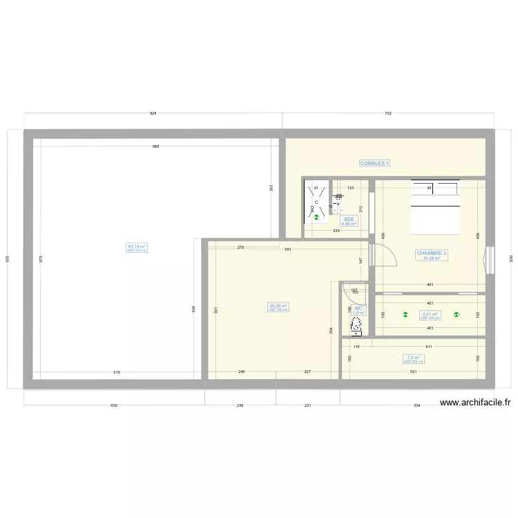 Noilhan 2 plan elec. Plan de 