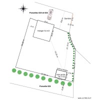 DP2 Plan de masse Parcelle 338 Abri jardin