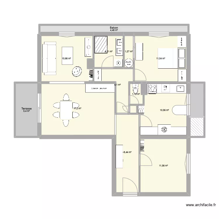 appart xav é. Plan de 16 et 94 m² appart xav é. Plan de 16 et 94 m²