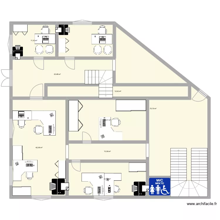 PLAN DES LOCAUX. Plan de 8 et 228 m² PLAN DES LOCAUX. Plan de 8 et 228 m²