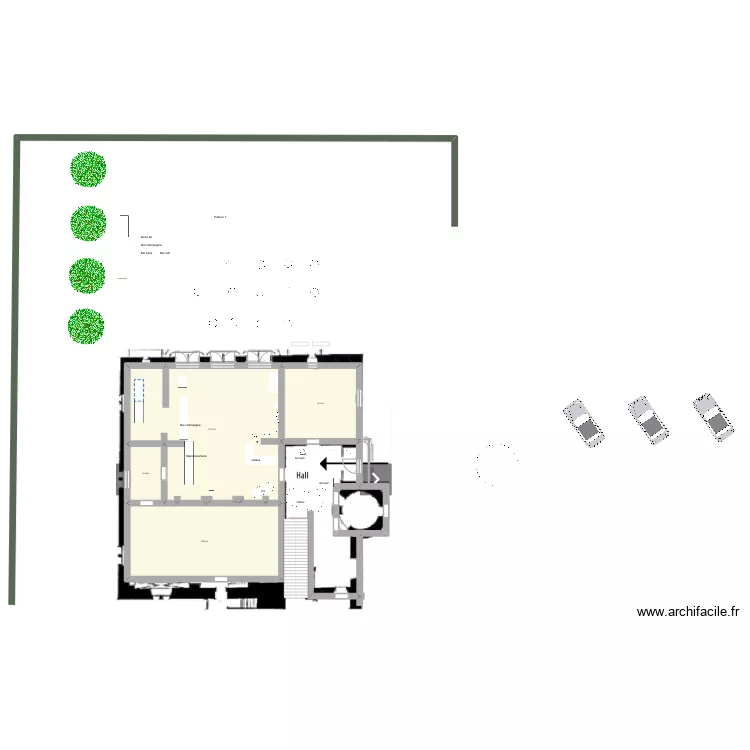 Ripaille. Plan de Ripaille. Plan de