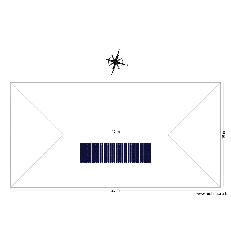 MAISON SALVATORE. Plan de 