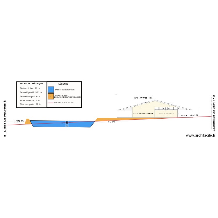 COUPE BB. Plan de 0 pièce et 0 m2