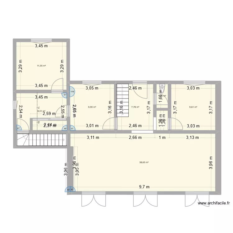 essai 2. Plan de 8 Pièces et 88 m² essai 2. Plan de 8 Pièces et 88 m²