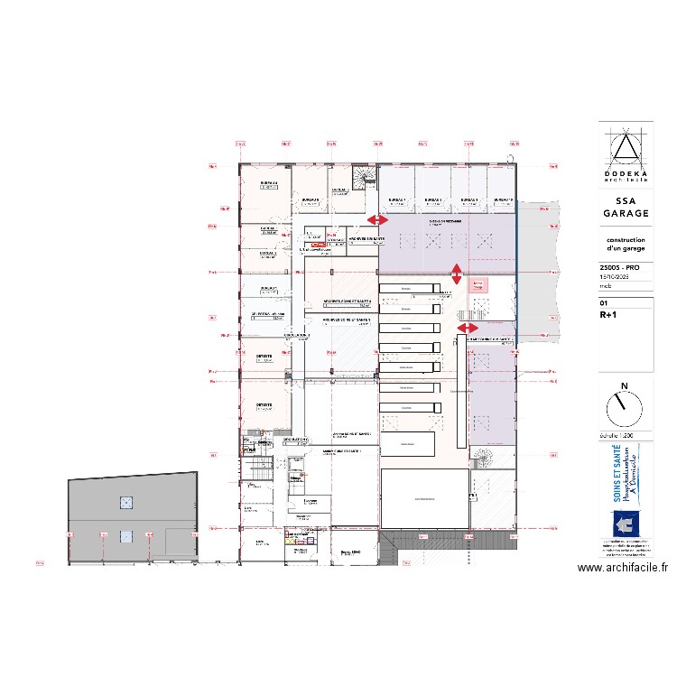 SIM SANTE R+1 v0. Plan de 0 pièce et 0 m2
