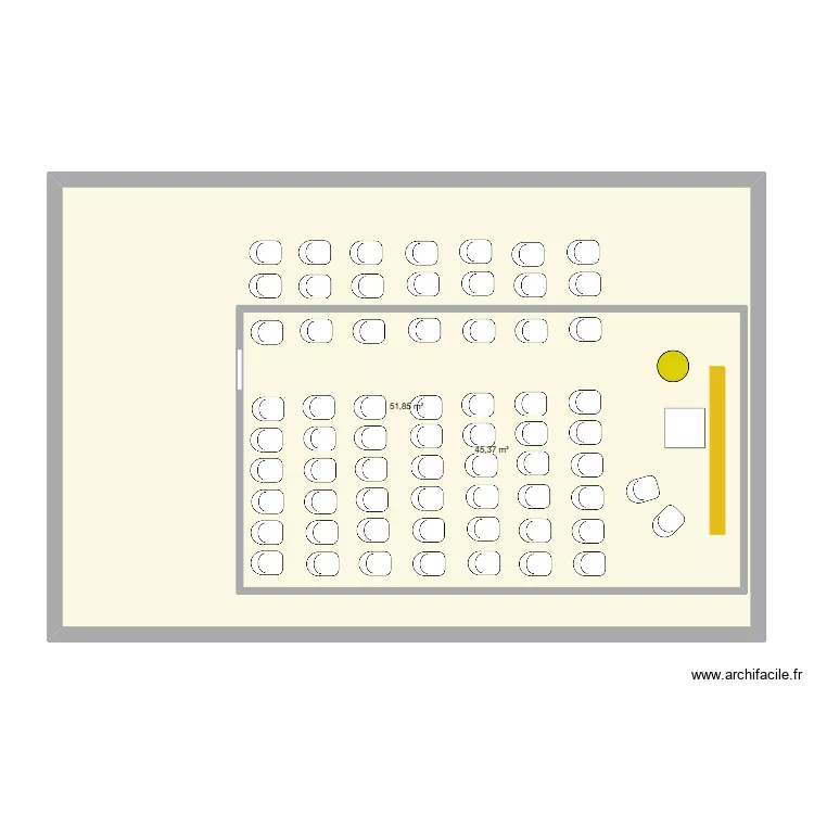 Plan de la cérémonie juvardeil. Plan de 2 et 145 m² Plan de la cérémonie juvardeil. Plan de 2 et 145 m²